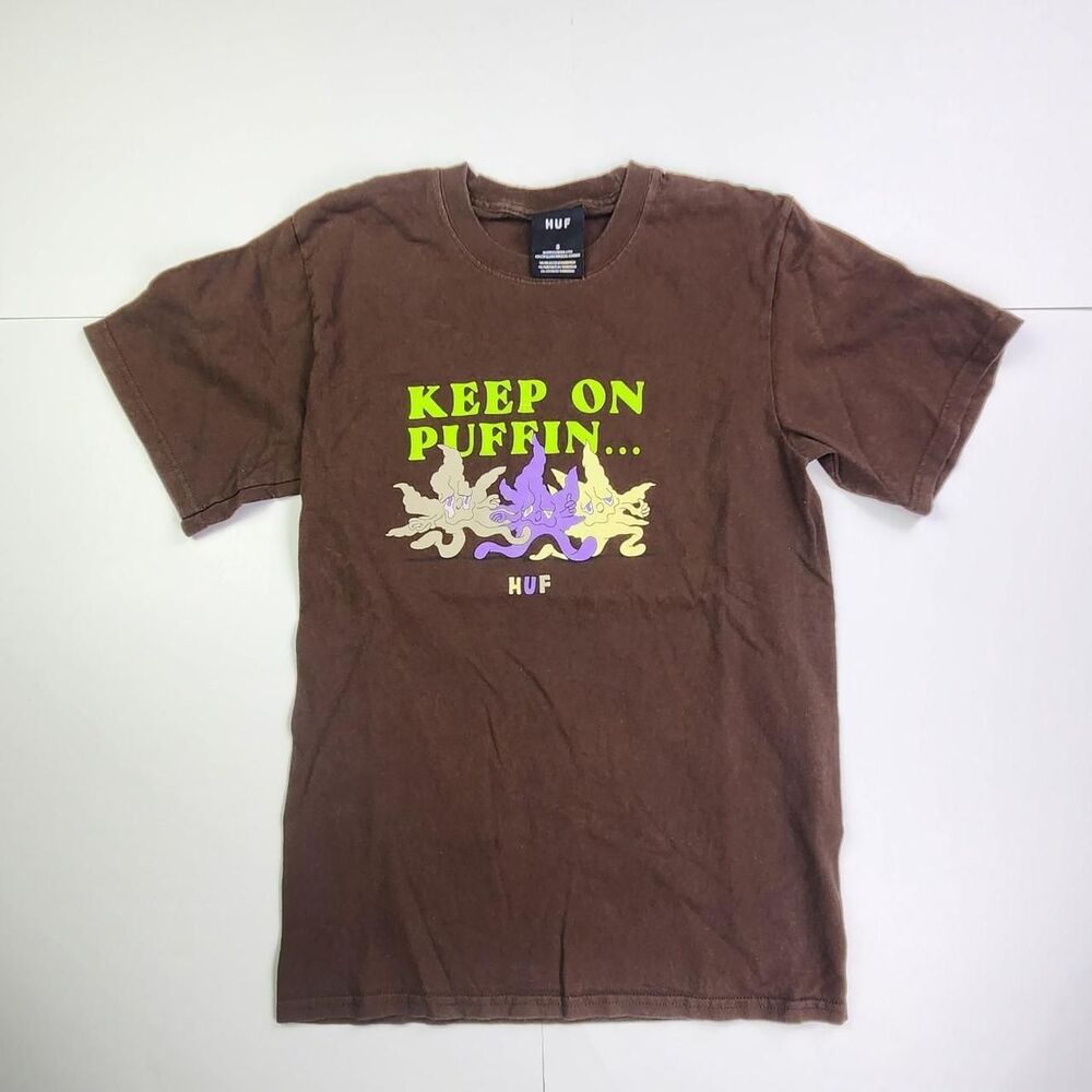 Huf Men's Brown T-shirt